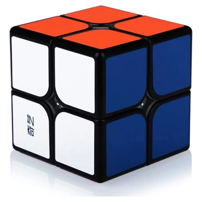 Orijinal QY 2x2 Speed Küp (Siyah) - QiYi 2x2 Küp - Akıl Küpü - Orjinal QY Speed Küp - Zeka Küpü