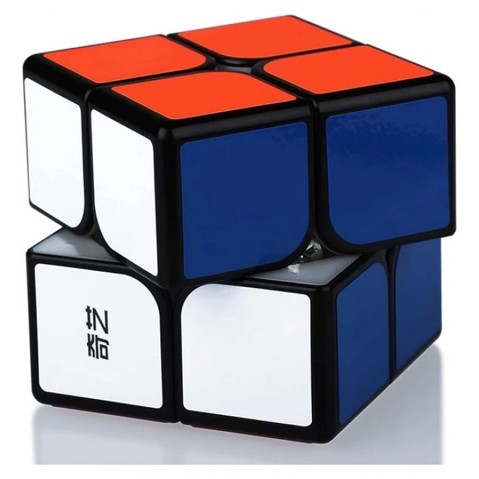 Orijinal QY 2x2 Speed Küp (Siyah) - QiYi 2x2 Küp - Akıl Küpü - Orjinal QY Speed Küp - Zeka Küpü