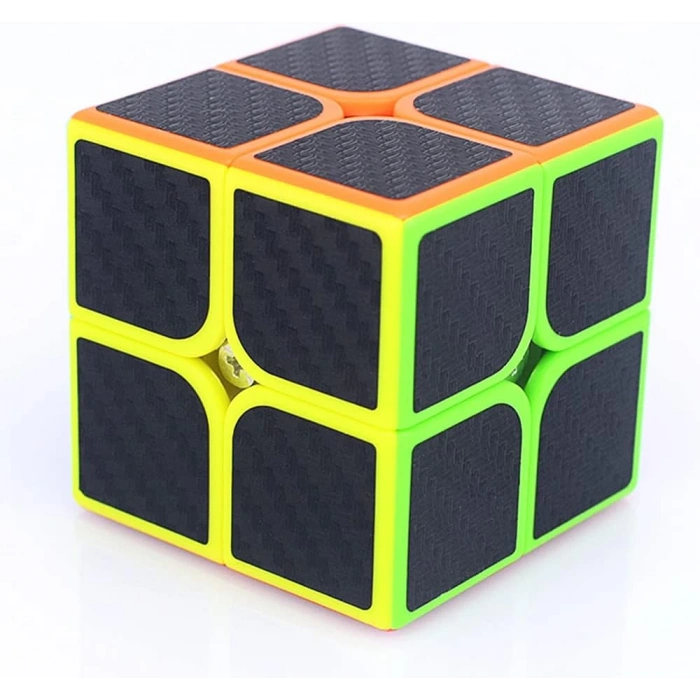 Orijinal QY Fiber Karbon 2x2 Speed Küp - QiYi 2x2 Küp - Akıl Küpü - Orjinal QY Speed Küp - Zeka Küpü
