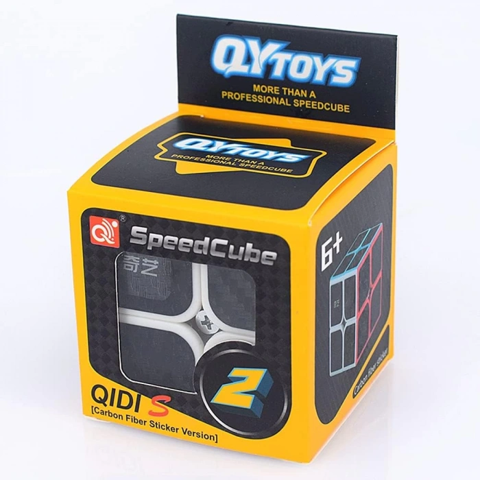 Orijinal QY Fiber Karbon 2x2 Speed Küp - QiYi 2x2 Küp - Akıl Küpü - Orjinal QY Speed Küp - Zeka Küpü