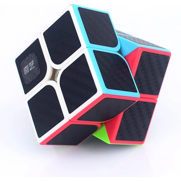 Orijinal QY Fiber Karbon 2x2 Speed Küp - QiYi 2x2 Küp - Akıl Küpü - Orjinal QY Speed Küp - Zeka Küpü