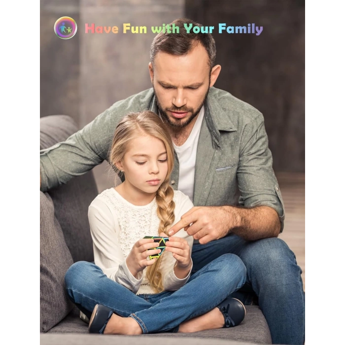 Orijinal QY Fiber Karbon Piramit Speed Küp - QiYi Piramit Küp - Akıl Küpü - Orjinal QY Speed Küp - Zeka Küpü