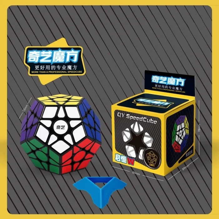 Orijinal QY Megaminx Speed Küp - QiYi Megaminx Küp - Akıl Küpü - Orjinal QY Speed Küp - Zeka Küpü