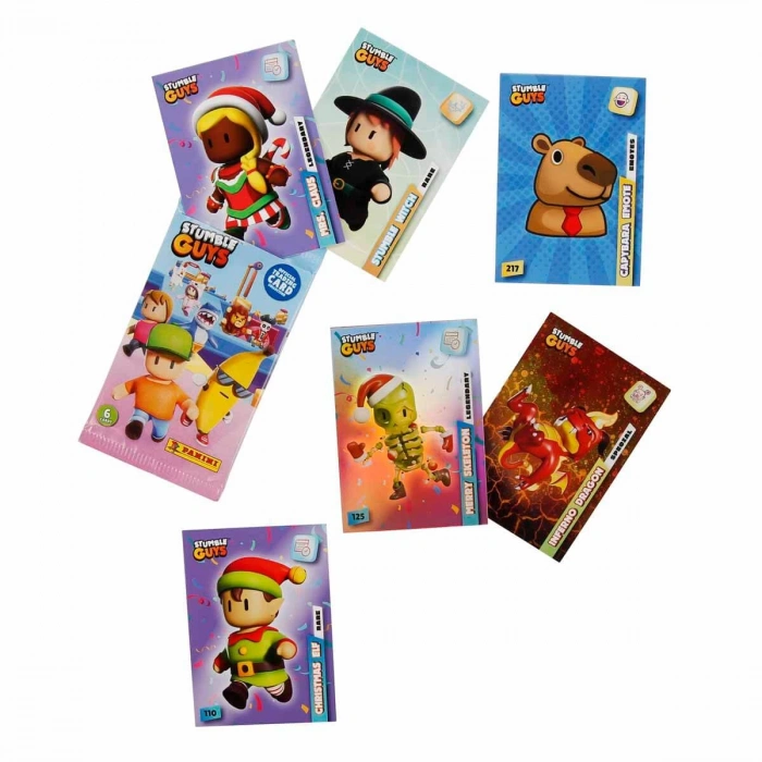 Orijinal Stumble Guys Treadin Card (5 Paket) - Stumble Guys Oyun Kartları - Stumble Guys Koleksiyonluk Kartı Stumble Guys Kart