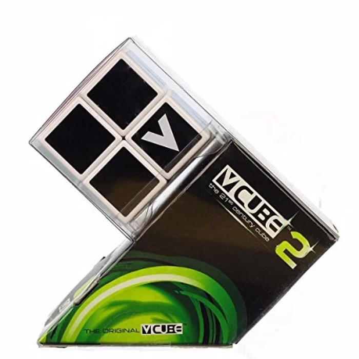 Orijinal V-Cube 2x2 Flat Küp - V-Cube Küp - Zeka Küpü - 2x2 Flat Küp - Akıl Küpü - Rubiks Küp -VCube