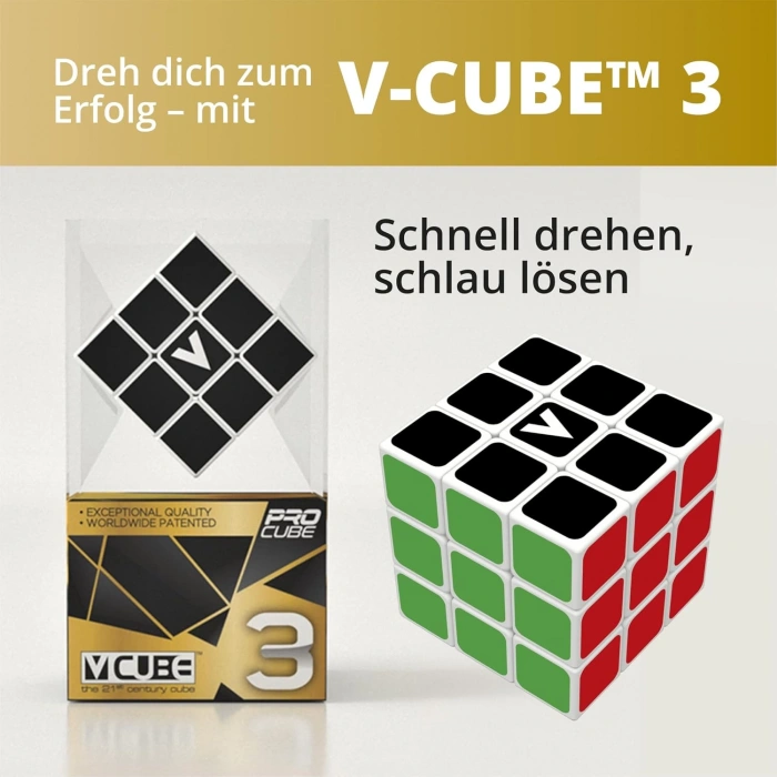 Orijinal V-Cube 3x3 Flat Küp - V-Cube Küp - Zeka Küpü - 3x3 Flat Küp - Akıl Küpü - Akıllı Küp -VCube
