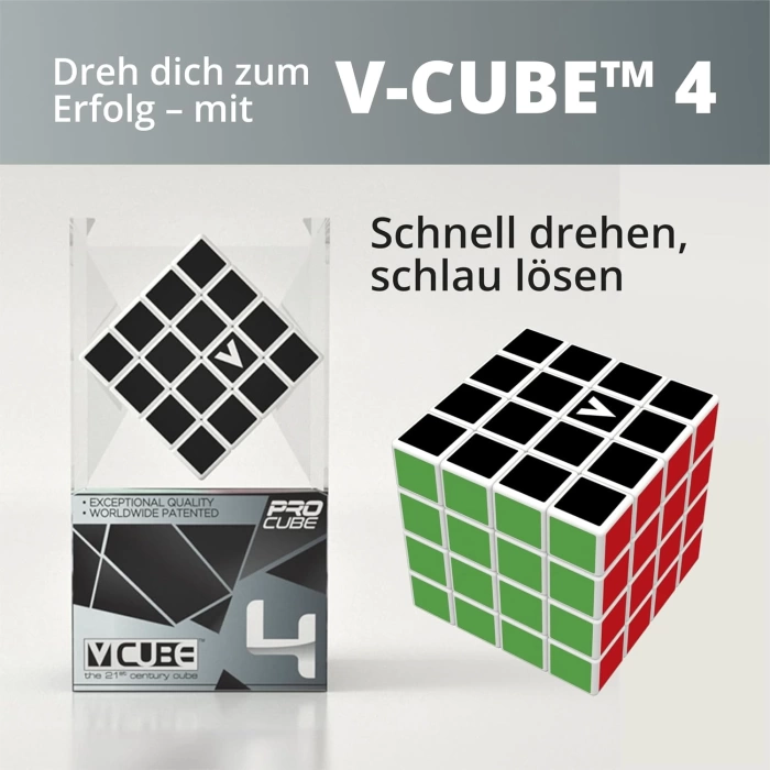 Orijinal V-Cube 4x4 Flat Küp - V-Cube Küp - Zeka Küpü - 4x4 Flat Küp - Akıl Küpü - Rubiks Küp -VCube