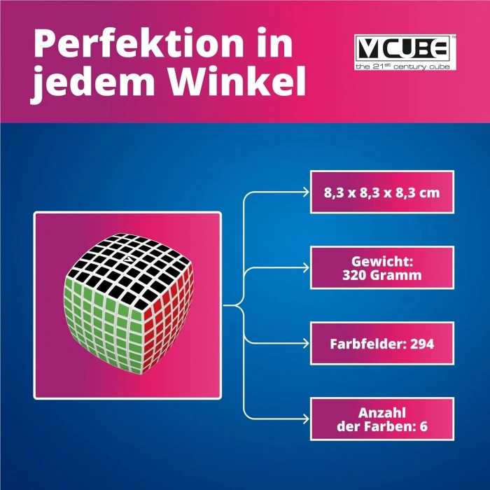 Orijinal V-Cube 7x7 Pillow Küp - V-Cube Küp - Zeka Küpü - 7x7 Pillow Küp - Akıl Küpü - Akıllı Küp -VCube