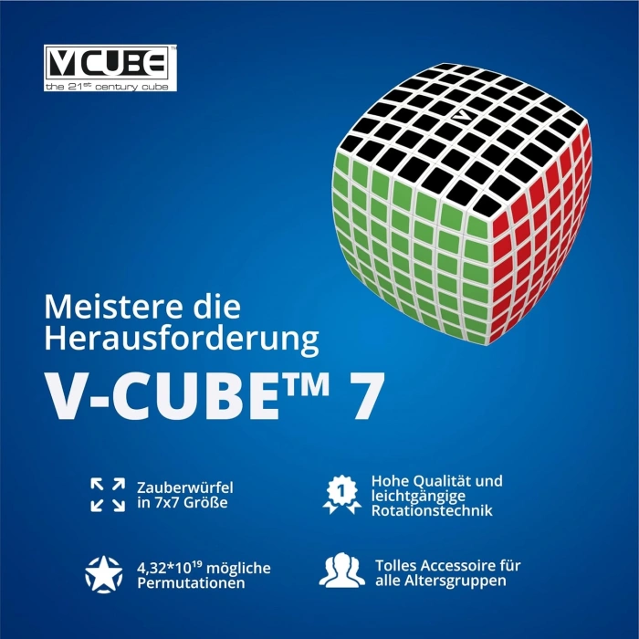 Orijinal V-Cube 7x7 Pillow Küp - V-Cube Küp - Zeka Küpü - 7x7 Pillow Küp - Akıl Küpü - Akıllı Küp -VCube