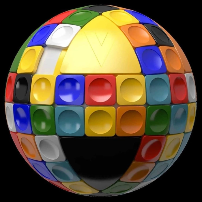 Orijinal V-Cube Küre Küp - V-Cube Küp - Zeka Küpü - Sphere Cube - Akıl Küpü - Rubiks Küp -VCube