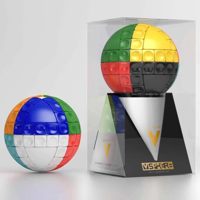 Orijinal V-Cube Küre Küp - V-Cube Küp - Zeka Küpü - Sphere Cube - Akıl Küpü - Rubiks Küp -VCube