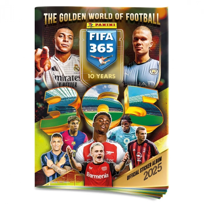 Panini FIFA 365 2025 Albüm Başlangıç Paketi - Futbolcu Çıkartmaları - Trading Futbolcu Oyuncu Kartı Panini Stickers