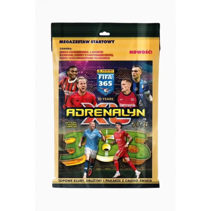 Panini FIFA 365 Adrenalyn XL 2025 Mega Başlangıç Paketi - Futbolcu Kartları - Trading Oyuncu Kartı