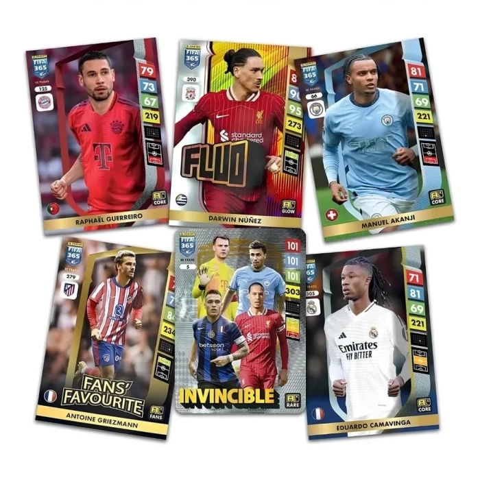 Panini FIFA 365 Adrenalyn XL 2025 Oyuncu Kartı - Futbolcu Kartları - Trading Oyuncu Kartı - 3 Paket