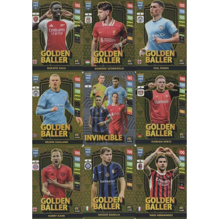 Panini FIFA 365 Adrenalyn XL 2025 Oyuncu Kartı - Futbolcu Kartları - Trading Oyuncu Kartı - 3 Paket
