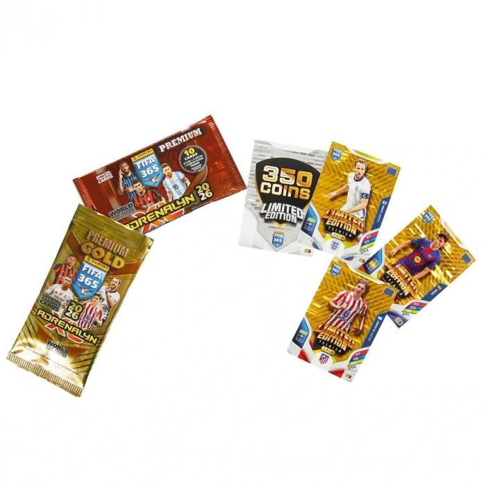 Panini FIFA 365 Adrenalyn XL 2026 Premium Gold Kart - Futbolcu Kartları - Gold Trading Oyuncu Kartı Panini Premium Kartlar