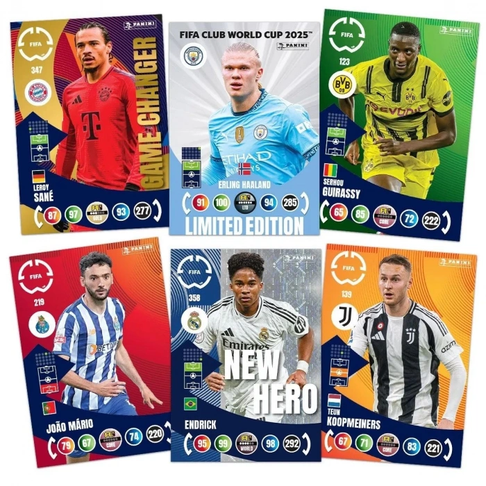 Panini FIFA Club World Cup 25 Başlangıç Albümü - Fifa Dünya Kupası 2025 Trading Futbolcu Oyuncu Kartı Panini