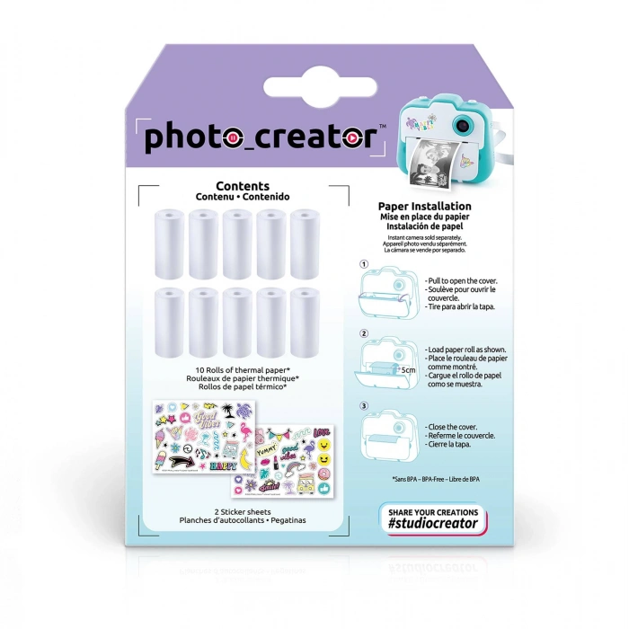 Photo Creator Anlık Fotoğraf Makinesi Yedek Paket - Resim Çıkartan Fotoğraf Makinesi Yedek Filmi Fotoğraf Filmi