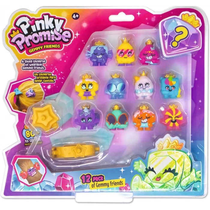 Pinky Promise Blister Paket 12 Figür - Pinky Promise Oyuncak Figür Seti - 12 Figürlü Pinky Promise