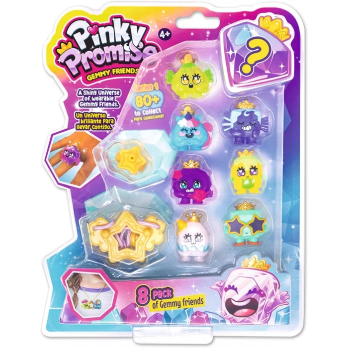 Pinky Promise Blister Paket 8 Figür - Pinky Promise Oyuncak Figür Seti - 8 Figürlü Pinky Promise