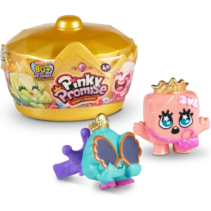 Pinky Promise Sürpriz Taç 2li Paket - Pinky Promise Surprise Crown 2 Pack - Pinky Promise Oyuncak Figür Seti