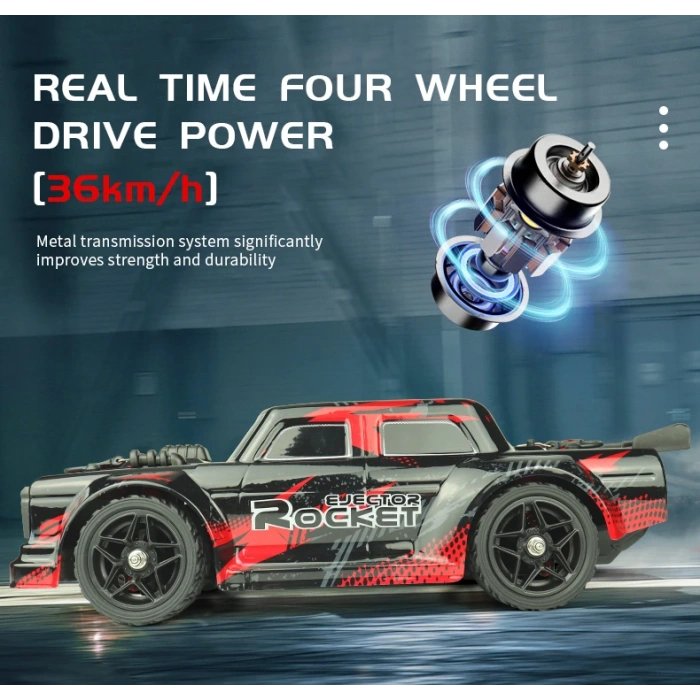 Professional 4WD Ejekctor Rocket Drift Car - Profesyonel Drift Arabası Buharlı Drift Araba