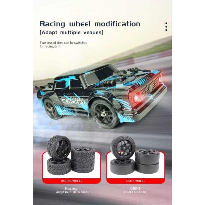 Professional 4WD Ejekctor Rocket Drift Car - Profesyonel Drift Arabası Buharlı Drift Araba