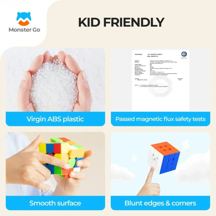 Profesyonel GAN Monster Go Manyetik 3x3 Küp - GAN 3x3 Zeka Küpü - Gan 3x3 Manyetik Küp