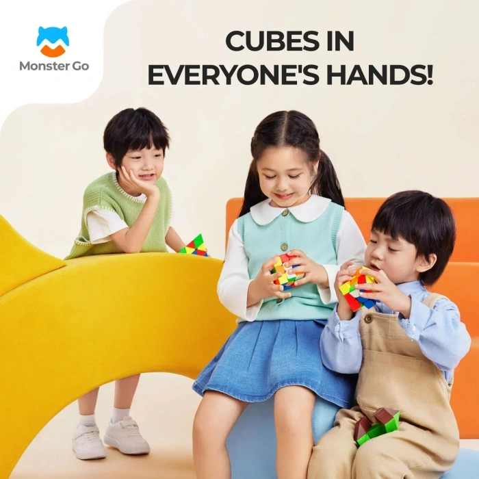 Profesyonel GAN Monster Go Manyetik 3x3 Küp - GAN 3x3 Zeka Küpü - Gan 3x3 Manyetik Küp