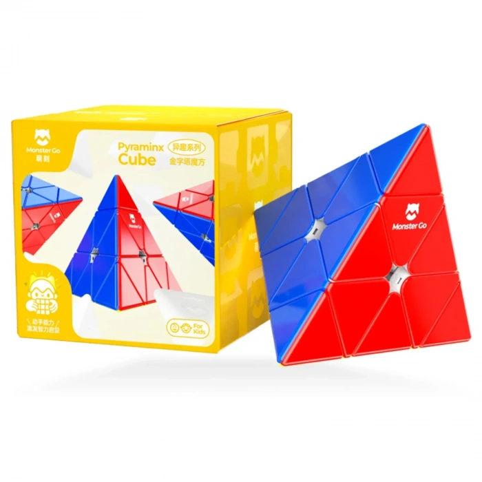 Profesyonel GAN Monster Go Piramit Küp - GAN Piramit Zeka Küpü - GAN Monster Go Pyraminx