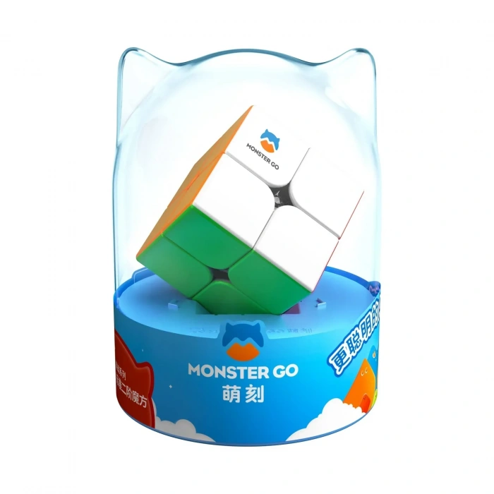 Profesyonel GAN Monster Go Premium 2x2 Küp - GAN 2x2 Zeka Küpü - Akıl Küpü - Monster Küp