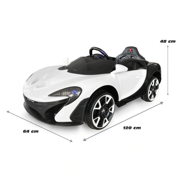 Quantum GT Beyaz Uzaktan Kumandalı 4X2 12 Volt Akülü Araba - RC McLaren Akülü Araba
