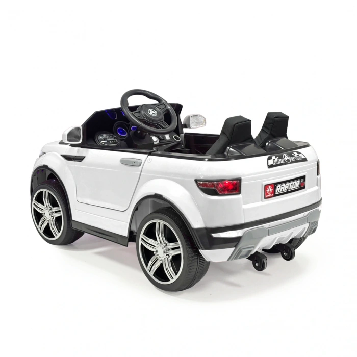 Raptor GT Beyaz Uzaktan Kumandalı 4X2 12 Volt Akülü Araba - RC Land Rover Akülü Araba Range Rover