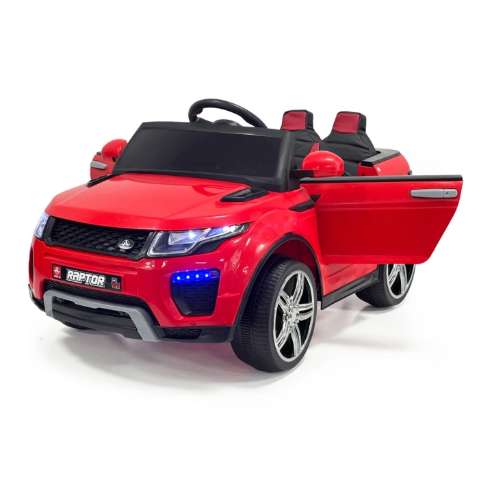 Raptor GT Kırmızı Uzaktan Kumandalı 4X2 12 Volt Akülü Araba - RC Land Rover Akülü Araba Range Rover