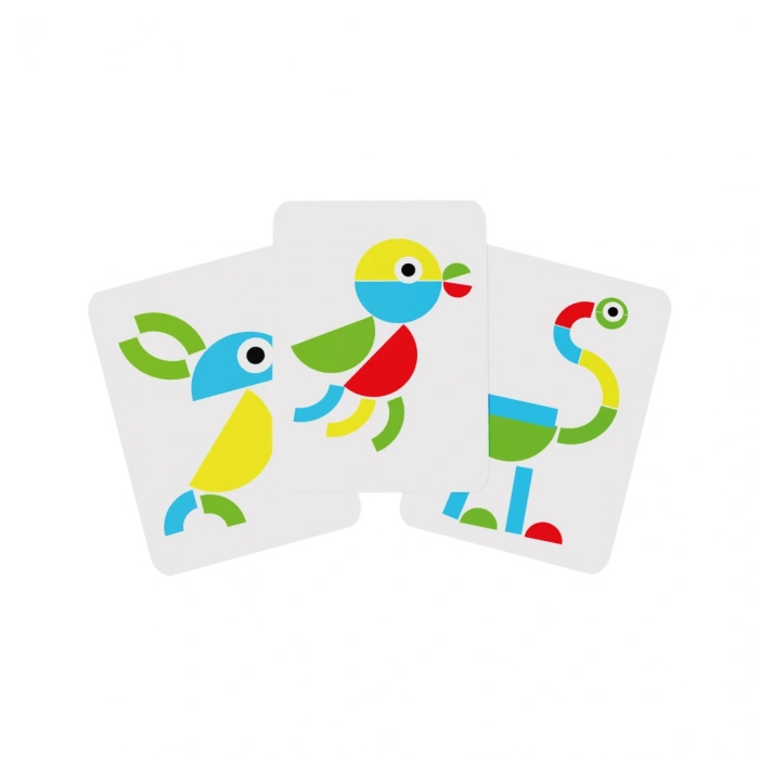 Redka Pangram Çubuklar ve Halkalar - Redka Tangram Oyunu - Akıl ve Zeka Oyunu - Görsel Zeka Oyunu