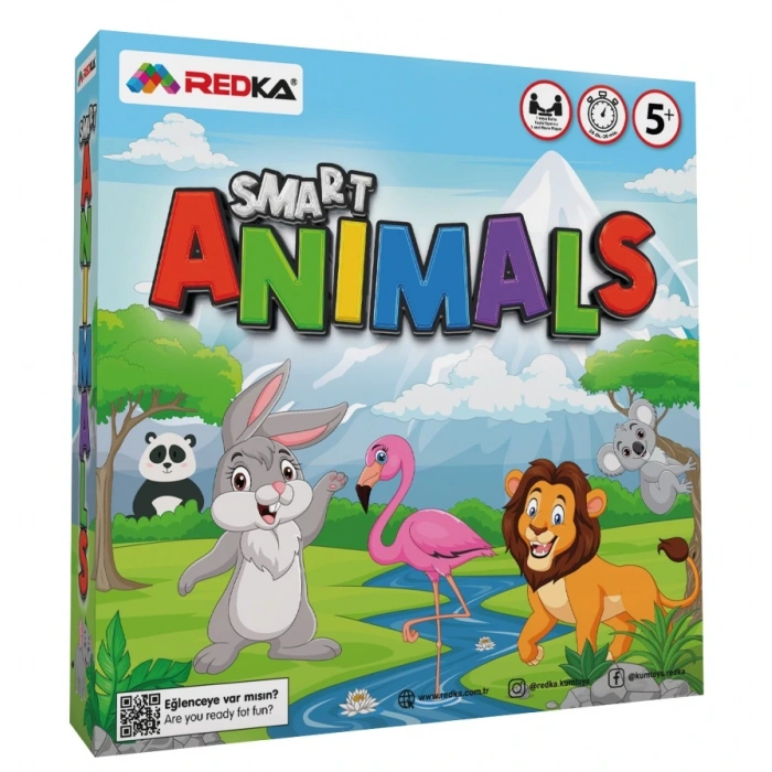 Redka Smart Animals Game - Redka Zeki Hayvanlar Oyunu - Akıl ve Zeka Oyunu - Görsel Oyun