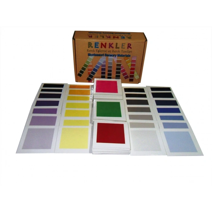 Renkleri Öğrenme Oyunu - Renk Eşleme ve Renk Tonları - Görmr Etkinliği Otizim Kartları