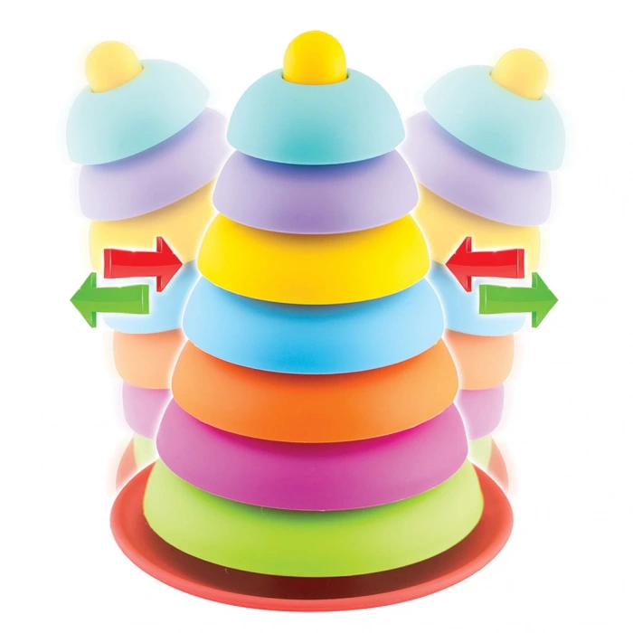 Sallanan Halkalar - Hacıyatmaz Lego - Bebek Oyuncağı - Kule Oyunu