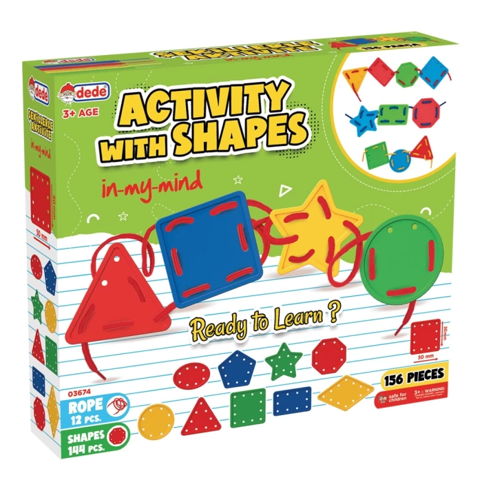 Şekillerle Aktivite Oyunu - Lego Setleri - Geometrik Oyunu - Şekilli Lego
