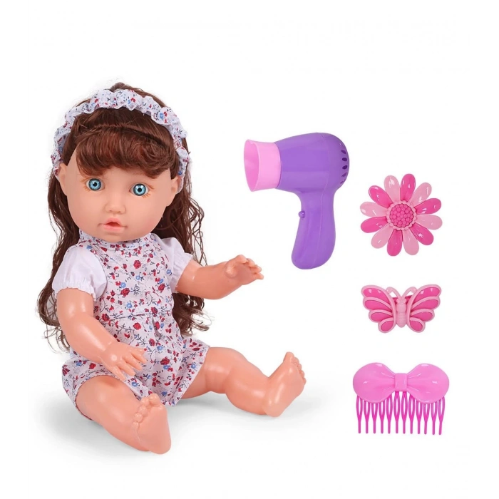 Senoş Aksesuarlı Bebek - Türkçe Konuşan Senoş Et Bebek - Konuşan Bebek - Senoş Bebek - Kuaför Et Bebek