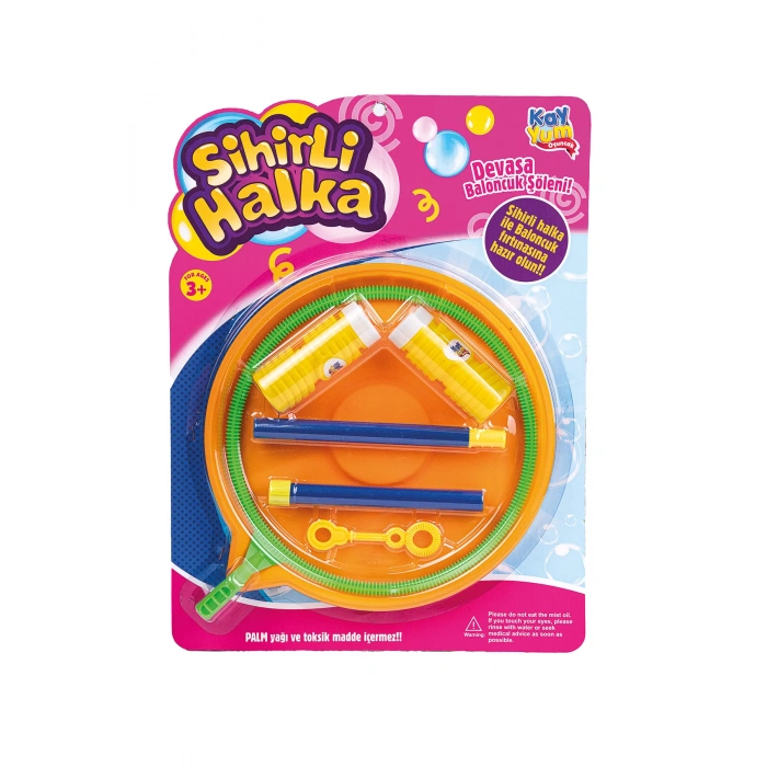 Sihirli Halka Oyunu - Baloncuk Çıkaran Büyük Halka - Sihirli Halka Solüsyonlu - Köpük Halkası - Köpük Oyunu