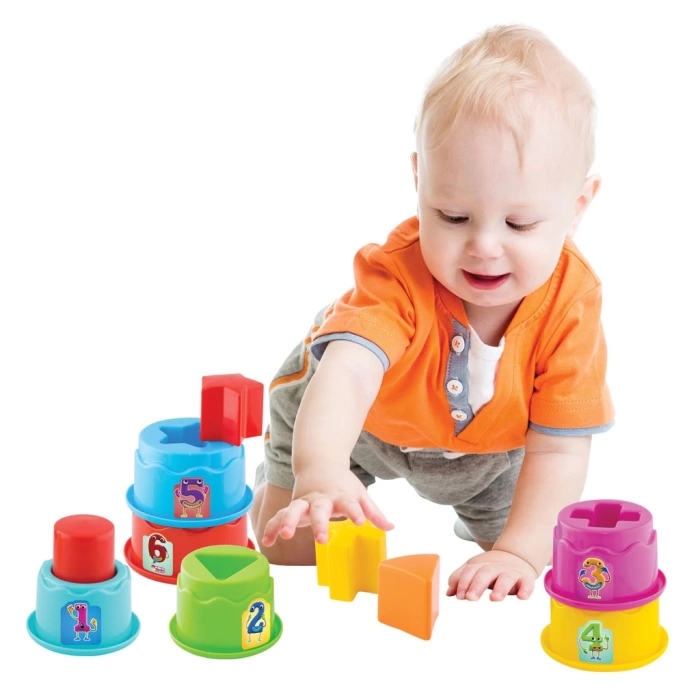 Silindir Kule Bultak - Bultak Lego - Bebek Oyuncağı - Şekil Takmaca - Kule Oyunu