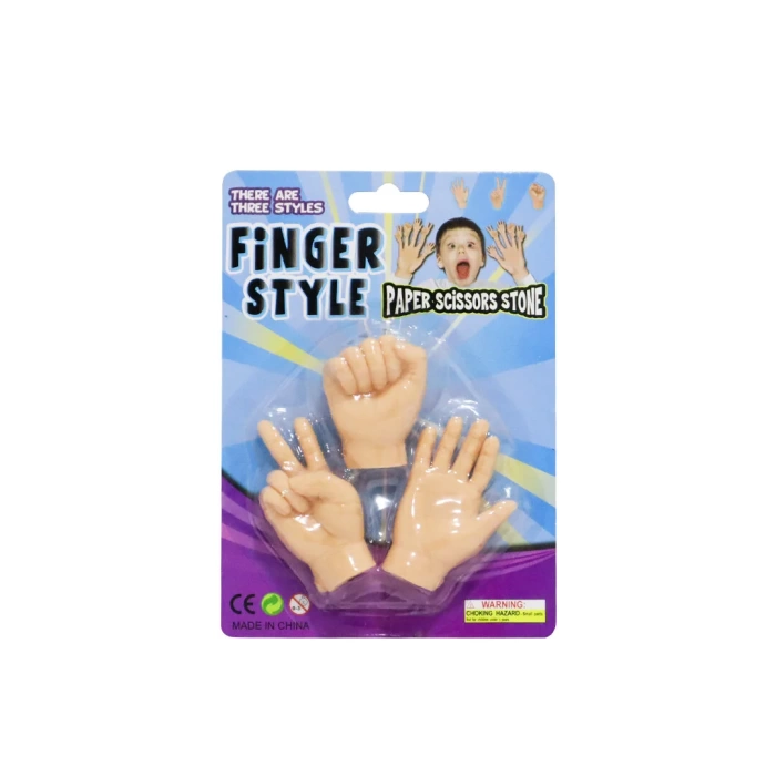 Slikon Taş Kağıt Makas Oyunu - Parmak Oyunu - Parmak Taş-Kağıt-Makas Oyunu - Parmak Fidget Oyuncakları