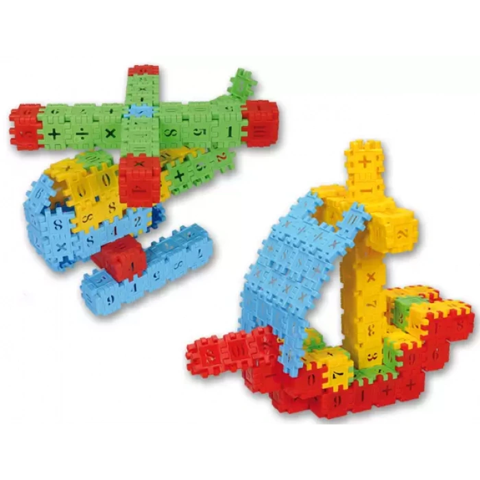 Smarty - Akıllı Sayılar Blok Oyunu 250 Parça - Oyuncak Lego Seti - Birbirine Geçmeli STEM Lego Seti - Eğitici Oyuncak