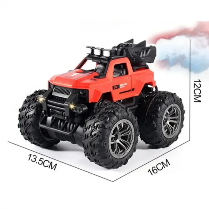 Smoke R/C Araba Kırmızı - Uzaktan Kumandalı Duman Atan Araba - Dumanlı Kumandalı Araba - Uzaktan Kumandalı Araba