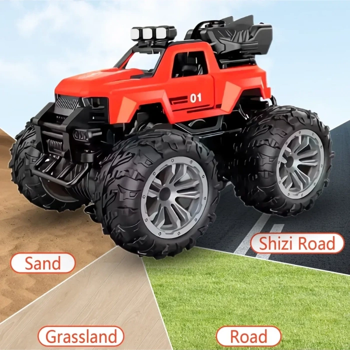 Smoke R/C Araba Kırmızı - Uzaktan Kumandalı Duman Atan Araba - Dumanlı Kumandalı Araba - Uzaktan Kumandalı Araba