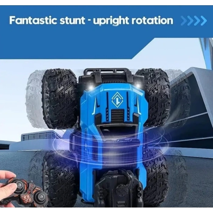 Smoke R/C Araba Mavi - Uzaktan Kumandalı Duman Atan Araba - Dumanlı Kumandalı Araba - Uzaktan Kumandalı Araba