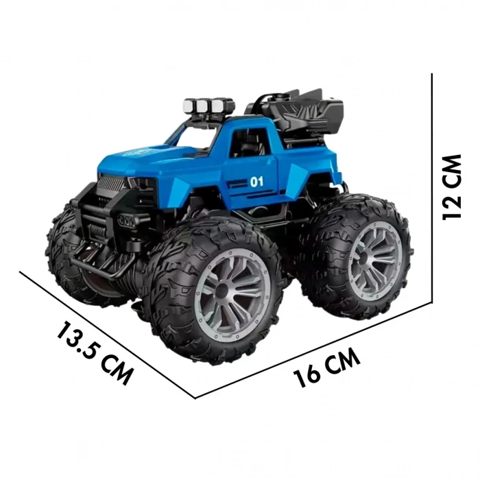 Smoke R/C Araba Mavi - Uzaktan Kumandalı Duman Atan Araba - Dumanlı Kumandalı Araba - Uzaktan Kumandalı Araba