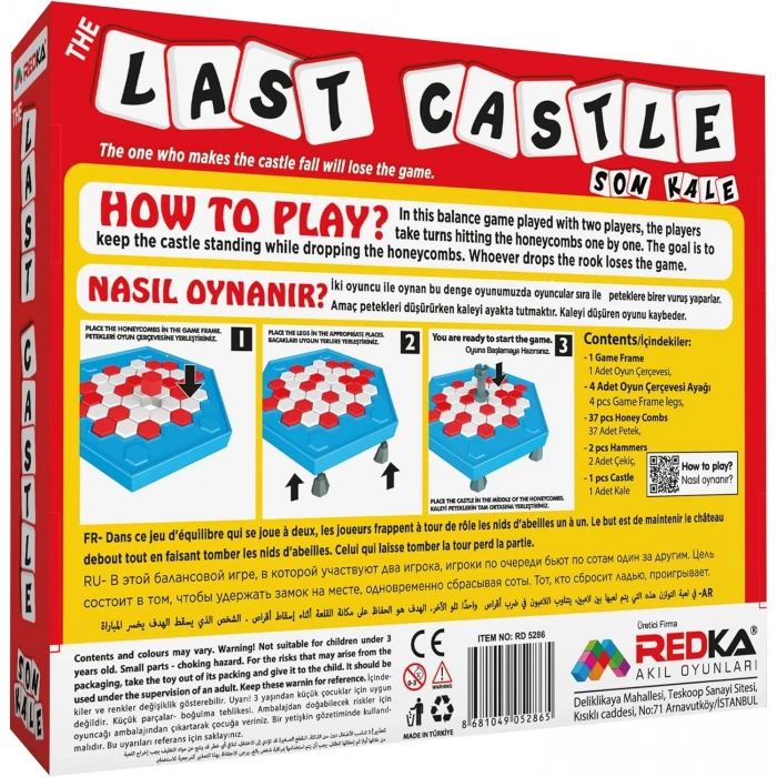 Son Kale Oyunu - Akıl ve Zeka Oyunu - Buz Tuzağı Oyunu - Redka Son Kale Oyunu - Strateji Oyunu