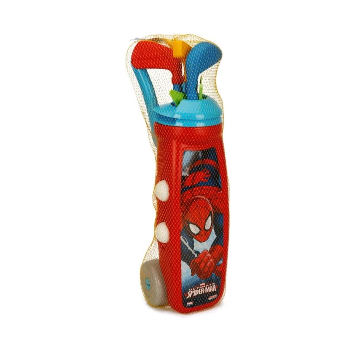 Spiderman Golf Arabası - Golf Seti - Bahçe Oyuncakları - Golf Oyuncakları